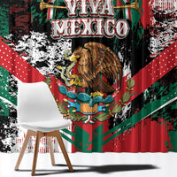 Viva Mexico Window Curtain Happy Independence Day