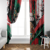 Viva Mexico Window Curtain Happy Independence Day