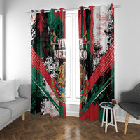 Viva Mexico Window Curtain Happy Independence Day