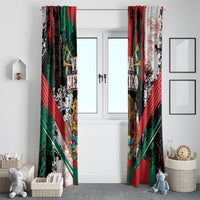 Viva Mexico Window Curtain Happy Independence Day
