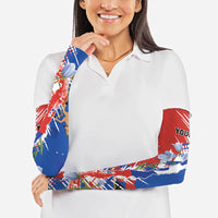 Personalized Chile Flag Map Arm Sleeves Happy Independence Day