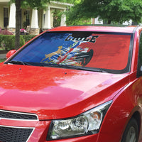 Chile Flag Map Auto Sun Shade Happy Independence Day