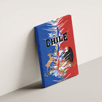 Chile Flag Map Canvas Wall Art Happy Independence Day