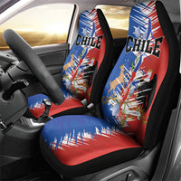 Chile Flag Map Car Seat Cover Happy Independence Day