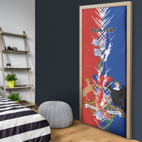 Personalized Chile Flag Map Door Cover Happy Independence Day