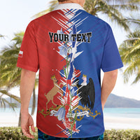 Personalized Chile Flag Map Hawaiian Shirt Happy Independence Day