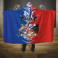 Chile Flag Map Hooded Blanket Happy Independence Day