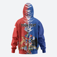 Personalized Chile Flag Map Hoodie Happy Independence Day