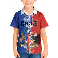 Personalized Chile Flag Map Kid Hawaiian Shirt Happy Independence Day