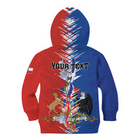 Personalized Chile Flag Map Kid Hoodie Happy Independence Day