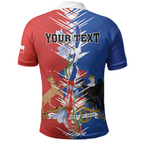 Personalized Chile Flag Map Polo Shirt Happy Independence Day