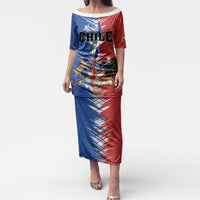 Personalized Chile Flag Map Puletasi Happy Independence Day