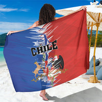 Chile Flag Map Sarong Happy Independence Day