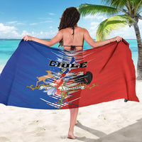 Chile Flag Map Sarong Happy Independence Day