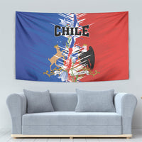 Chile Flag Map Tapestry Happy Independence Day