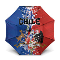Chile Flag Map Umbrella Happy Independence Day