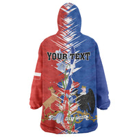 Personalized Chile Flag Map Wearable Blanket Hoodie Happy Independence Day