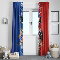 Chile Flag Map Window Curtain Happy Independence Day