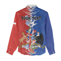 Personalized Chile Flag Map Women Casual Shirt Happy Independence Day