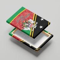 Saint Kitts and Nevis Canvas Wall Art Happy Independence Day