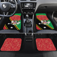 Personalized Saint Kitts and Nevis Car Mats Happy Independence Day