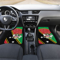 Personalized Saint Kitts and Nevis Car Mats Happy Independence Day