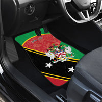Personalized Saint Kitts and Nevis Car Mats Happy Independence Day