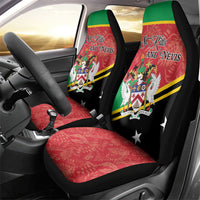 Saint Kitts and Nevis Car Seat Cover Happy Independence Day