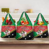 Saint Kitts and Nevis Grocery Bag Happy Independence Day