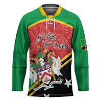 Personalized Saint Kitts and Nevis Hockey Jersey Happy Independence Day