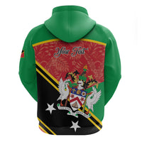 Personalized Saint Kitts and Nevis Hoodie Happy Independence Day