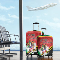 Saint Kitts and Nevis Luggage Cover Happy Independence Day