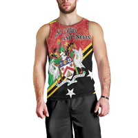 Personalized Saint Kitts and Nevis Men Tank Top Happy Independence Day