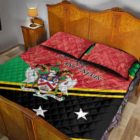 Saint Kitts and Nevis Quilt Bed Set Happy Independence Day
