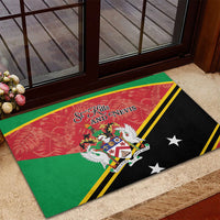 Saint Kitts and Nevis Rubber Doormat Happy Independence Day