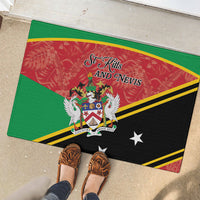 Saint Kitts and Nevis Rubber Doormat Happy Independence Day