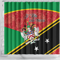 Saint Kitts and Nevis Shower Curtain Happy Independence Day