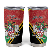 Personalized Saint Kitts and Nevis Tumbler Cup Happy Independence Day