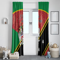 Saint Kitts and Nevis Window Curtain Happy Independence Day