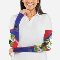 Personalized Belize Toucan Tropical Arm Sleeves Happy Independence Day
