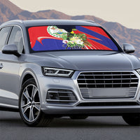 Belize Toucan Tropical Auto Sun Shade Happy Independence Day
