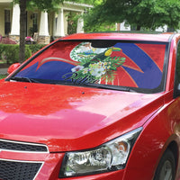 Belize Toucan Tropical Auto Sun Shade Happy Independence Day