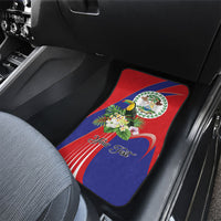 Personalized Belize Toucan Tropical Car Mats Happy Independence Day