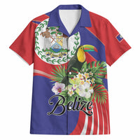 Personalized Belize Toucan Tropical Hawaiian Shirt Happy Independence Day