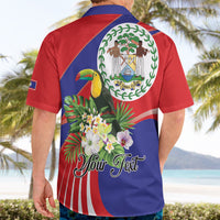 Personalized Belize Toucan Tropical Hawaiian Shirt Happy Independence Day