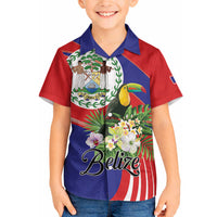 Personalized Belize Toucan Tropical Hawaiian Shirt Happy Independence Day