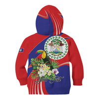 Personalized Belize Toucan Tropical Kid Hoodie Happy Independence Day