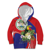 Personalized Belize Toucan Tropical Kid Hoodie Happy Independence Day