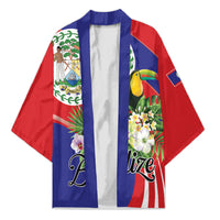 Personalized Belize Toucan Tropical Kimono Happy Independence Day