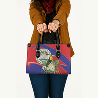 Belize Toucan Tropical Leather Bag Happy Independence Day